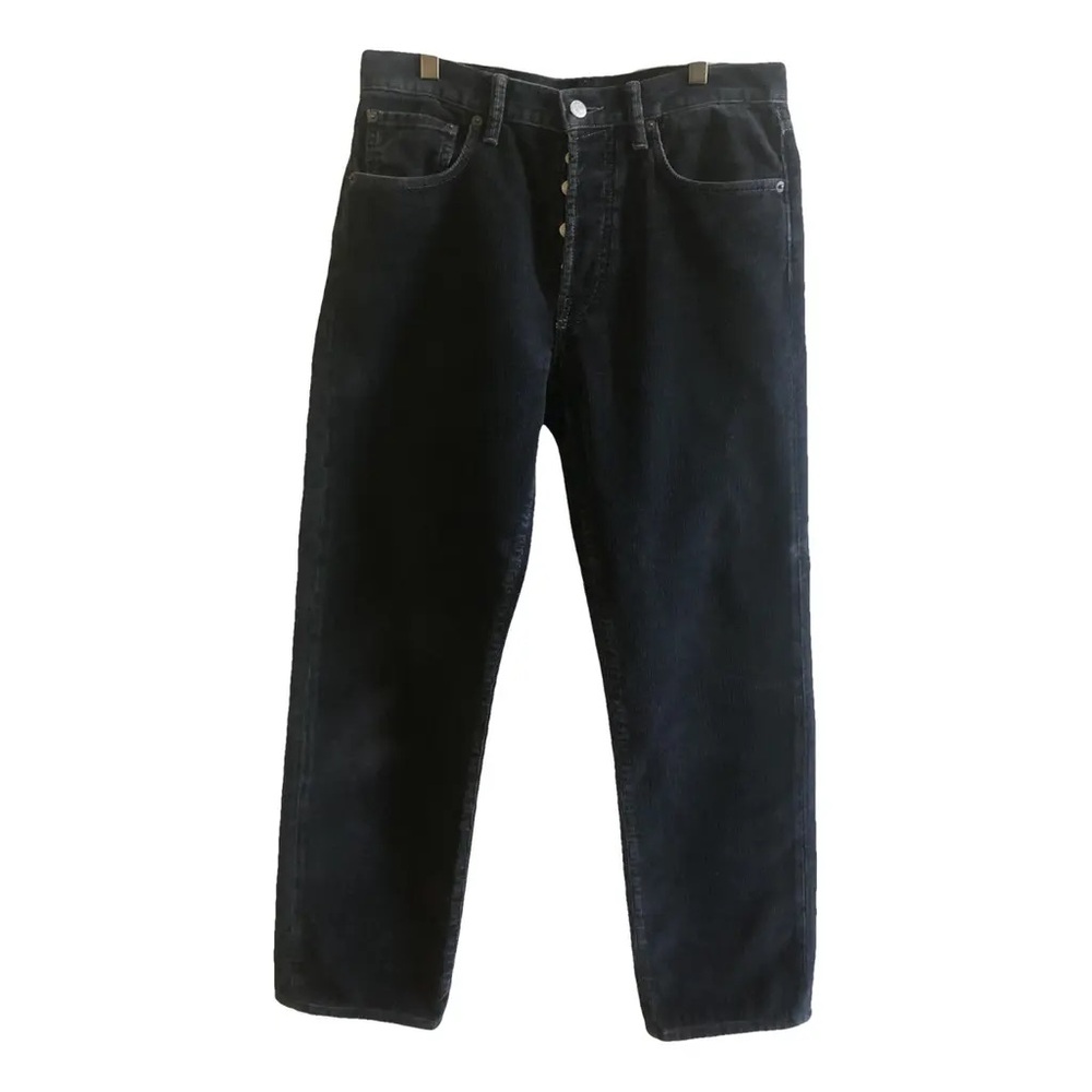 Acne Black Corduroy Pants